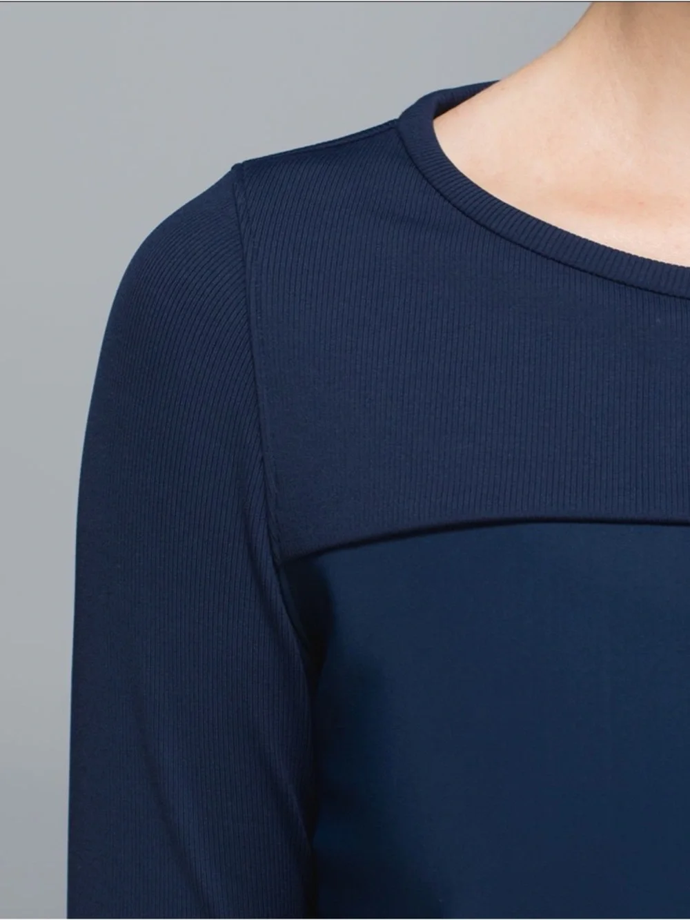 lululemon Out Of This World Long Sleeve Inkwell Blue Luxtreme